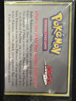Unopened Pokemon Neo Genesis Marill Promo Card - New/Sealed - Image 2