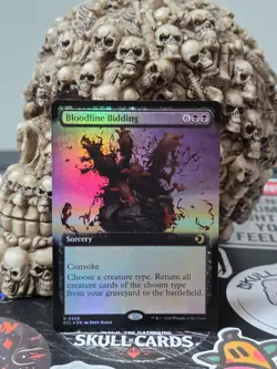 ☠☠ Bloodline Bidding (Extended Art) Lorwyn Eclipsed Foil - Image 1