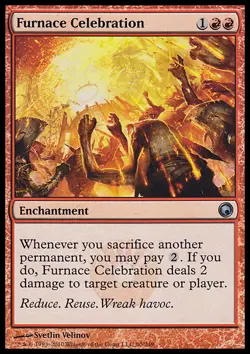 Magic the Gathering MTG Furnace Celebration (90) Scars of Mirrodin NM - Image 1