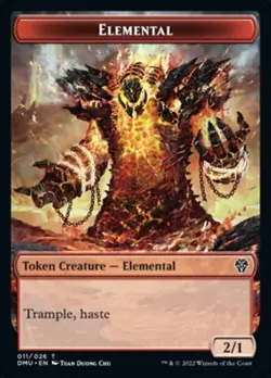 Elemental Token x1 1x Dominaria United NM MTG - Image 1