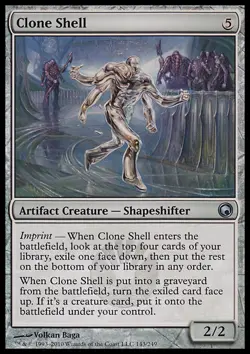 Magic the Gathering MTG Clone Shell (143) Scars of Mirrodin NM - Image 1