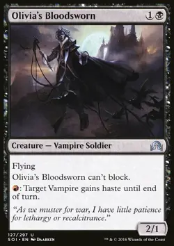 Magic the Gathering MTG Olivia's Bloodsworn (127) Shadows over Innistrad NM - Image 1