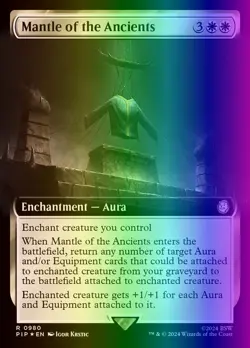 MTG Magic the Gathering Mantle of the Ancients (980/1190) Fallout LP FOIL- SURGE - Image 1