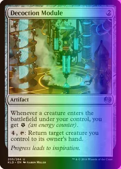 MTG Magic the Gathering Decoction Module (205/291) Kaladesh LP FOIL - Image 1