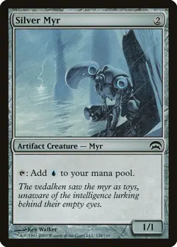 MTG Magic the Gathering Silver Myr (126/172) Planechase LP - Image 1