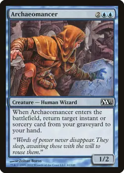 MTG Magic the Gathering Archaeomancer (41/260) Magic 2013 HP - Image 1