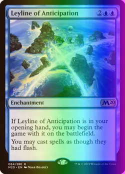 MTG Magic the Gathering Leyline of Anticipation (64/358) Core Set 2020 MP FOIL - Image 1