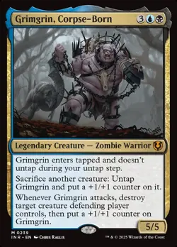 MTG Magic the Gathering Grimgrin, Corpse-Born (239/612) Innistrad Remastered LP - Image 1