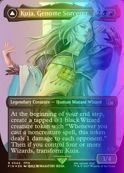 MTG Kuja, Genome Sorcerer (544/764) Final Fantasy LP FOIL- SURGE - Image 1