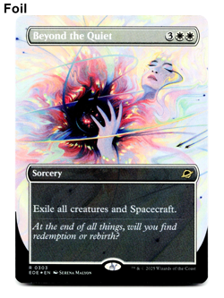 Beyond the Quiet (Borderless) - FOIL - [Edge of Eternities] Magic MTG EOE 0303 ⚪ - Image 1