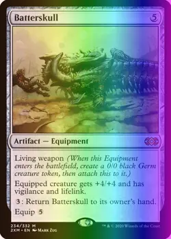 MTG Magic the Gathering Batterskull (234/503) Double Masters LP FOIL - Image 1