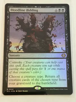 Bloodline Bidding Lorwyn Eclipsed Foil 91 - Image 1