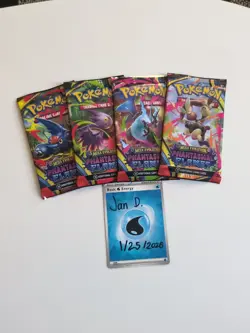 Pokemon TCG Phantasmal Flames Sealed Packs - Lot Of Four (4) Packs - Image 1
