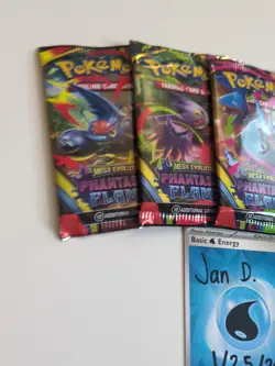 Pokemon TCG Phantasmal Flames Sealed Packs - Lot Of Four (4) Packs - Image 2