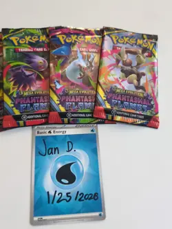 Pokemon TCG Phantasmal Flames Sealed Packs - Lot Of Four (4) Packs - Image 3