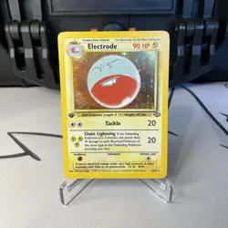 1999 Pokemon Electrode 1st Edition Jungle Set #2/64 NM. Ink Spots PACK FRESH. - Image 1