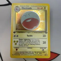 1999 Pokemon Electrode 1st Edition Jungle Set #2/64 NM. Ink Spots PACK FRESH. - Image 3
