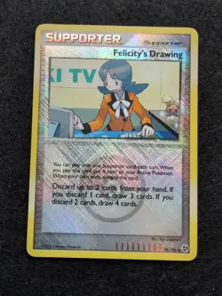 Pokemon League Promo Felicity's Drawing 98/106 Crosshatch Holo - Image 1