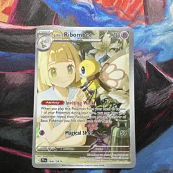 Lillie's Ribombee 164/159 Pokemon TCG S&V Journey Together Illustration Rare - Image 1