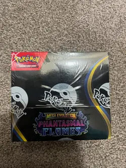 Pokemon TCG: Mega Evolution -Phantasmal Flames Booster Display (36 Packs) Sealed - Image 1