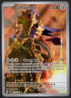 Zamazenta 201/182 SV10 Destined Rivals Holo Rare - Pokemon TCG Near Mint - Image 1