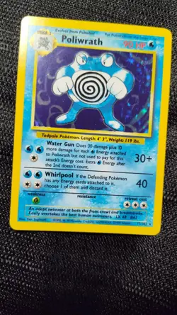 Poliwrath Holo 13/102 - Base Set - Vintage WOTC Pokemon - EX Condition - Non-Sha - Image 3