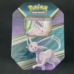 Pokemon TCG 2022 V Heros Tin - Espeon V Sealed - Image 1