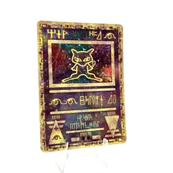 ANCIENT MEW Holo Rare Pokemon 2000 Movie Promo, Ungraded Moderately Played - Image 1