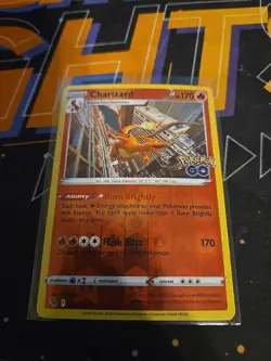 Charizard 010/078 Pokemon GO Reverse Holo NM POKEMON TCG - Image 1