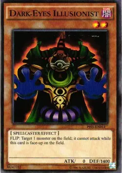 DARK EYES ILLUSIONIST YuGiOh YU GI OH Custom Anime Collectible Card - Image 1