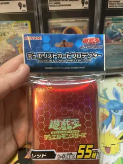 Yugioh Duelist Card Protector Ocg Official Red sleeves 55 ct New Sealed - Image 3