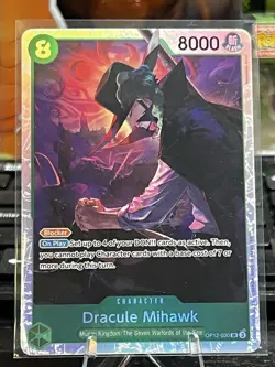 One Piece CCG - Legacy of the Master - Dracule Mihawk OP12-030 - English SR - Image 1