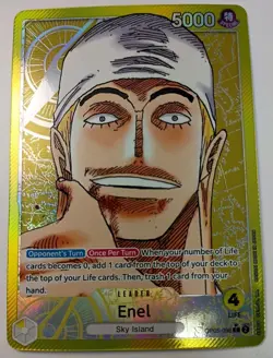 One Piece Awakening of the New Era Enel Alternate Art Leader #OP05-098 2023 - Image 1