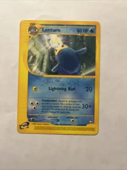 Lanturn 20/147 Aquapolis Non-Holo Rare Pokemon Card TCG - Image 1