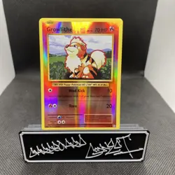 Pokemon Evolutions Growlithe Reverse Holo Common Card 17/108 NM - Image 1