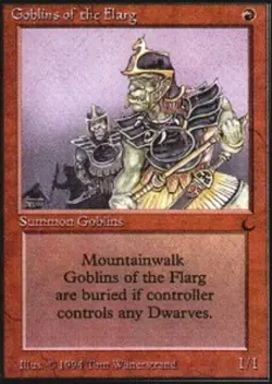 4x Goblins of the Flarg Light Play, English The Dark MTG Magic - Image 1