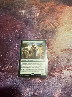 Magic The Gathering Formidable Speaker R0176 Creature - Elf Druid - Image 1