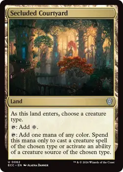 Secluded Courtyard [Lorwyn Eclipsed Commander] - Image 1