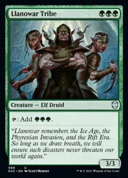 1x LLANOWAR TRIBE - ELF - Commander - MTG - Magic the Gathering - Image 1