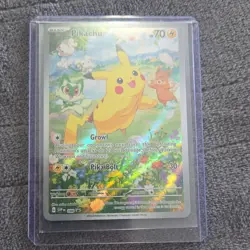 Pokemon Pikachu 088 Sv: Scarlet & Violet Promo Cards Full Art Holo 70 HP Promo - Image 1
