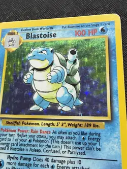 Pokemon TCG Blastoise Holo Rare Base Set, Unlimited, 2/102, HP, SEE PICTURES!!! - Image 4