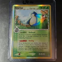 Pokemon Snorlax 10/101 EX Dragon Frontiers Delta Species Holo Rare 80HP - Image 1