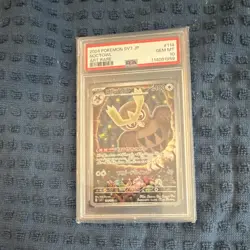 Pokemon Noctowl 114/102 Sv7 Stellar Miracle Art Rare Holo PSA 10 Japanese - Image 2