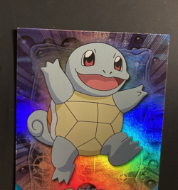 1999 Topps Pokemon Rainbow Foil #07 Squirtle Holo Blue Logo Series 1 TV 1st - Image 2