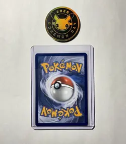 Pikachu 051/162 Stamped (Pokemon Day 2026) With Pokemon Day Coin And Top Loader - Image 2