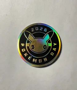 Pikachu 051/162 Stamped (Pokemon Day 2026) With Pokemon Day Coin And Top Loader - Image 3
