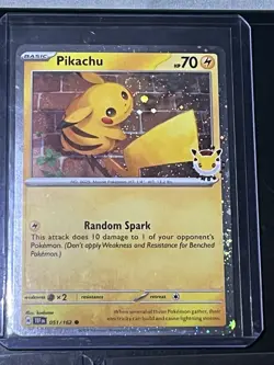 Pikachu Promo 051 2026 Pokemon Day (3) 1 with SWIRL & 2026 Pokemon Day Coins (3) - Image 2