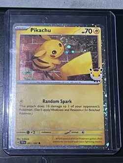 Pikachu Promo 051 2026 Pokemon Day (3) 1 with SWIRL & 2026 Pokemon Day Coins (3) - Image 3