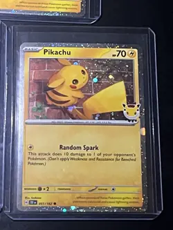 Pikachu Promo 051 2026 Pokemon Day (3) 1 with SWIRL & 2026 Pokemon Day Coins (3) - Image 5