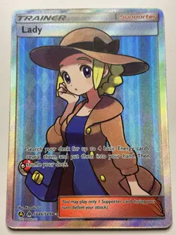 Pokemon Lady SV86/SV94 Sun & Moon Hidden Fates Shiny Vault Holo - Image 1